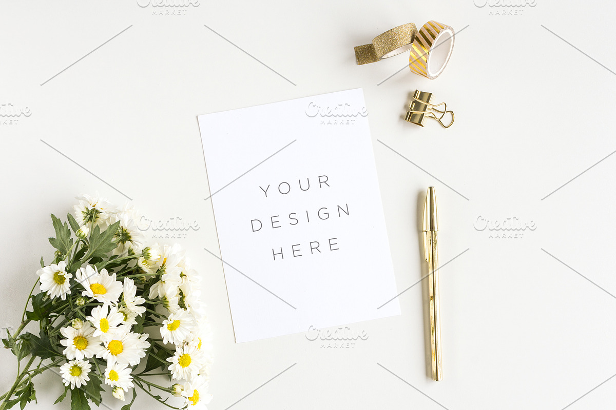 The Daisy Bundle - 11 Mockups +photo, a Product Mockup by Salt Color Studio (Photo 11 of 13)