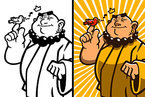 Monk Character Design