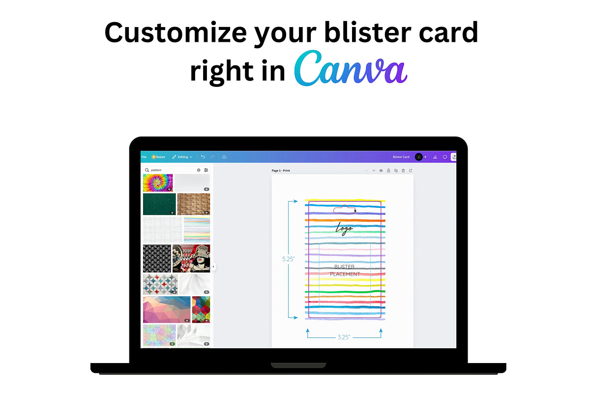 Blister Card Mockup + Template, a Packaging Mockup by Korner (Photo 2 of 11)