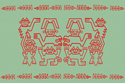 Inca Motifs Vector Bundle, an Illustration by Little Gremlin (Thumbnail 7 of 8)