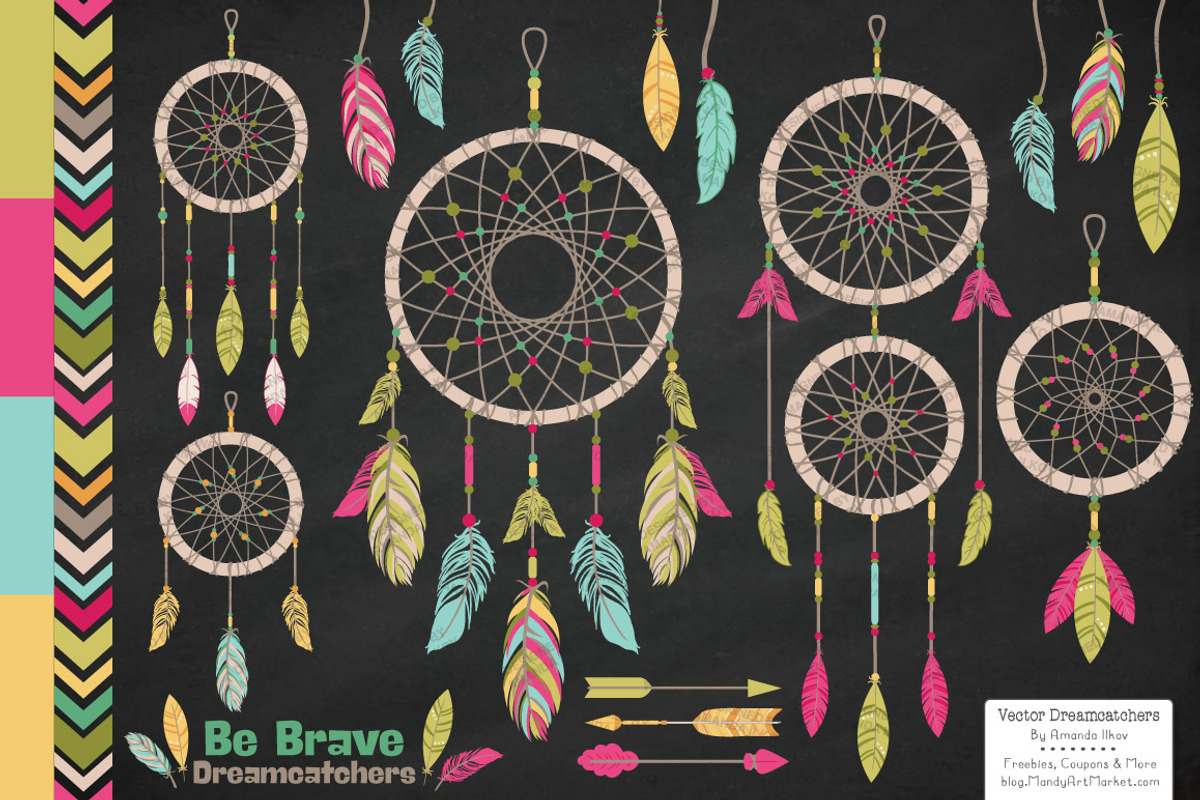 Bohemian Dreamcatcher Illustrations, an Illustration by Amanda Ilkov (Photo 2 of 4)