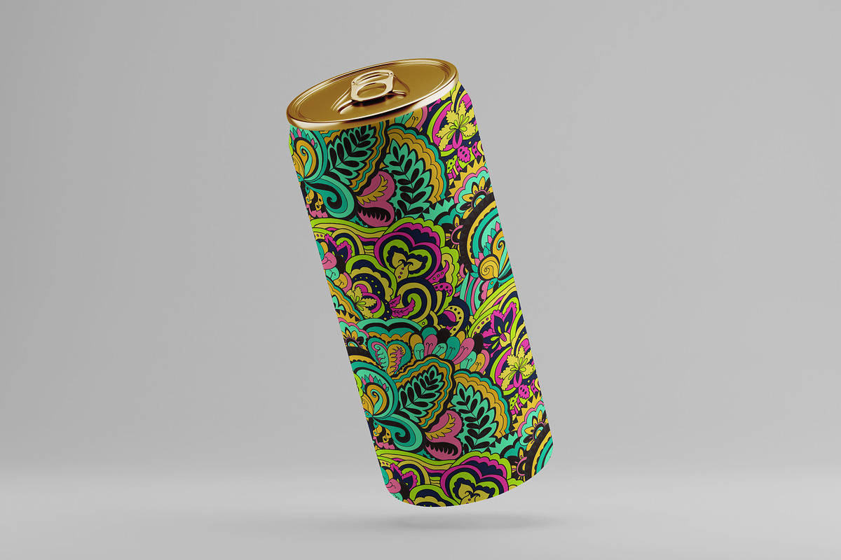 Set of bright psychedelic patterns, a Pattern Graphic by Robusta
