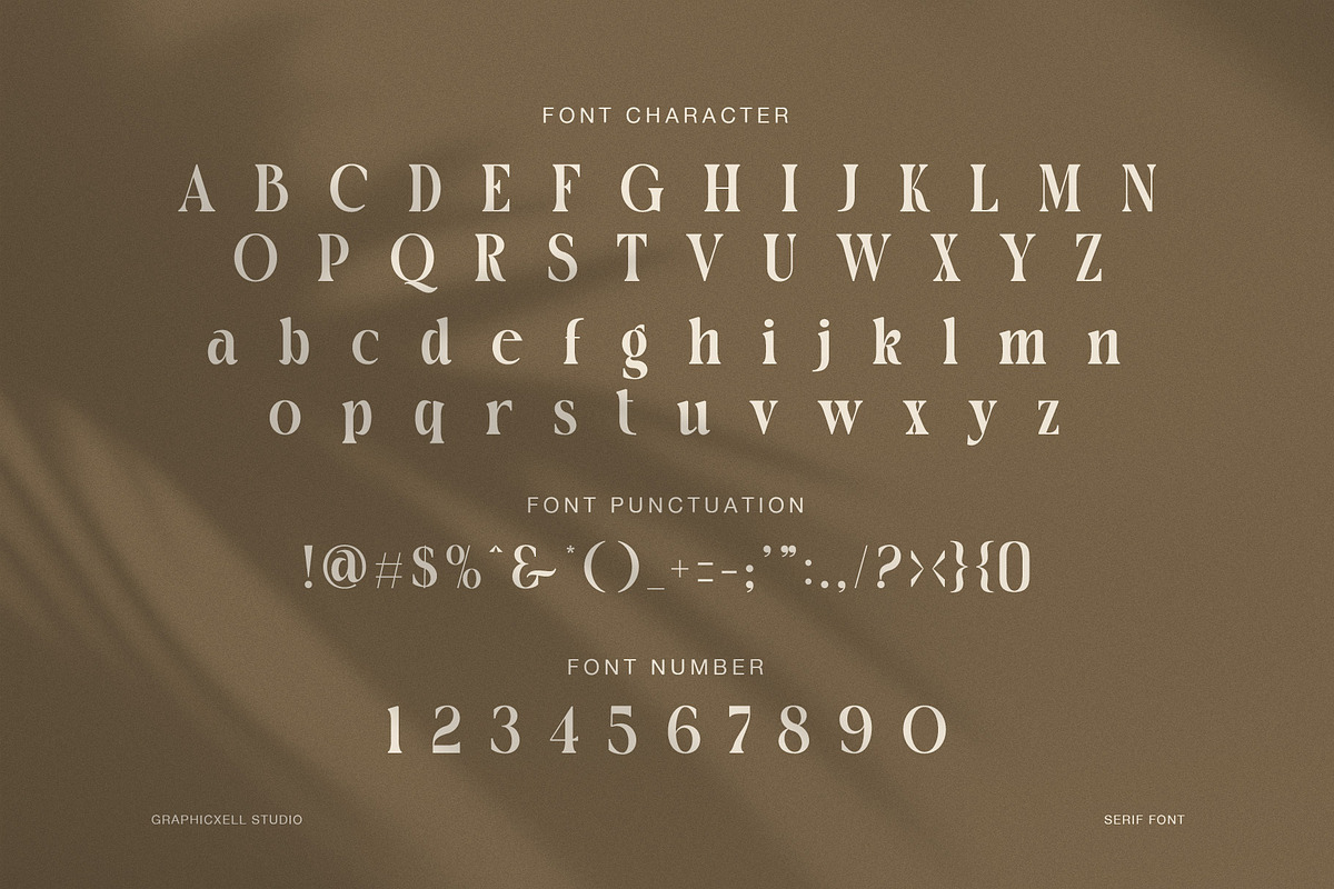 Amida Elegant Ligature Serif Font, a Serif Font by Graphicxell (Photo 7 of 8)