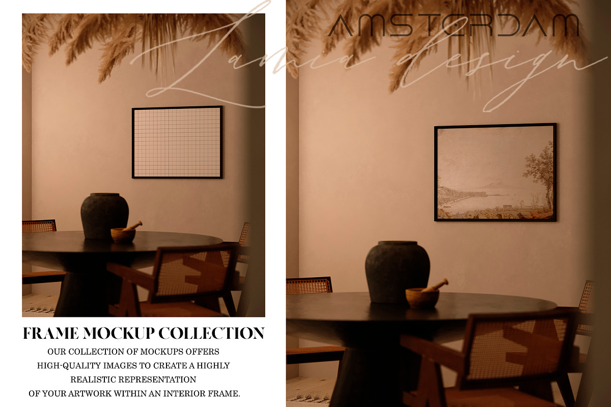 Japandi Frame Mockup Bundle, a Household Mockup by LAMIA DESIGN (Photo 3 of 18)