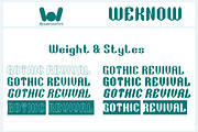Gothic Revival font, a Font by weknow (Thumbnail 7 of 8)