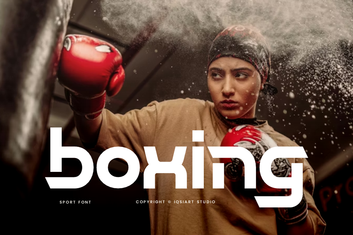 Spertso - Sports Font, a Sans Serif Font by Iqsiart Studio (Photo 2 of 8)