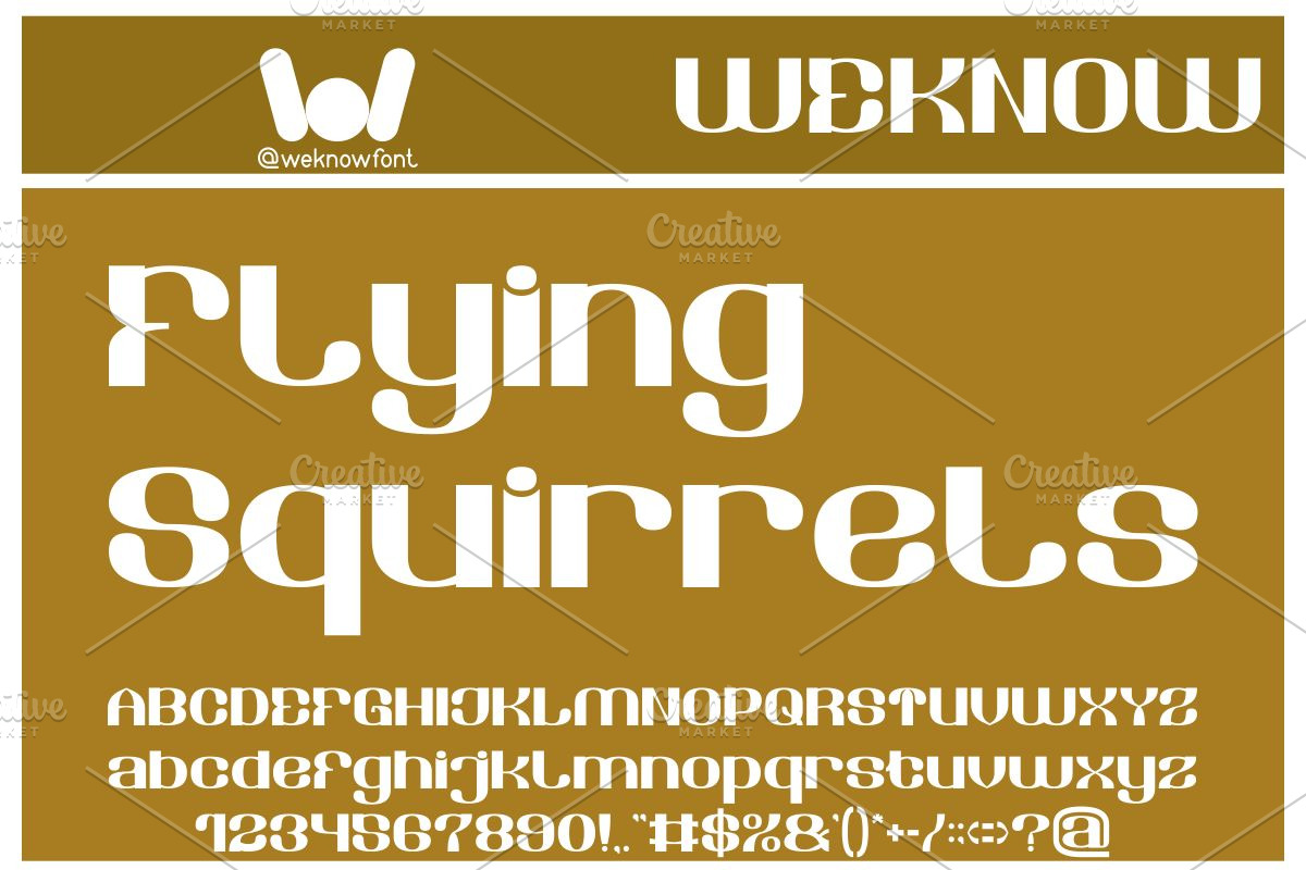 Retrospective font, a Font by weknow (Photo 2 of 8)