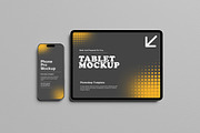Tablet and Phone Mockup, a Wearable Device Mockup by GraphicWindow (Thumbnail 2 of 5)