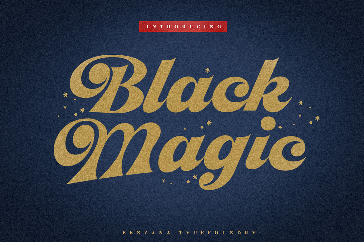Black Magic Font, a Script Font by senzana (Photo 1 of 5)
