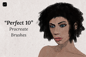 Perfect 10. Procreate Brushes.