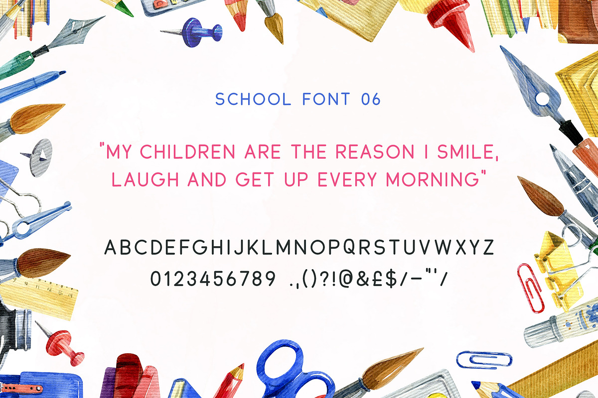 Back to School Font Bundle, a Handwritten Font by Salt & Pepper Designs (Photo 8 of 12)