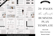 Business plan Canva template, a Design Template by Cate Creates (Thumbnail 2 of 9)