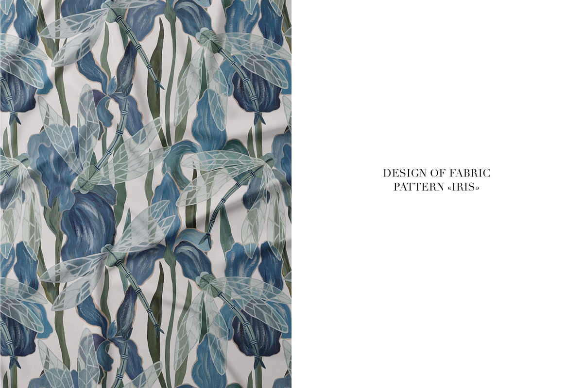 Pattern IRIS, an Illustration by PASHKOVA (Photo 12 of 17)