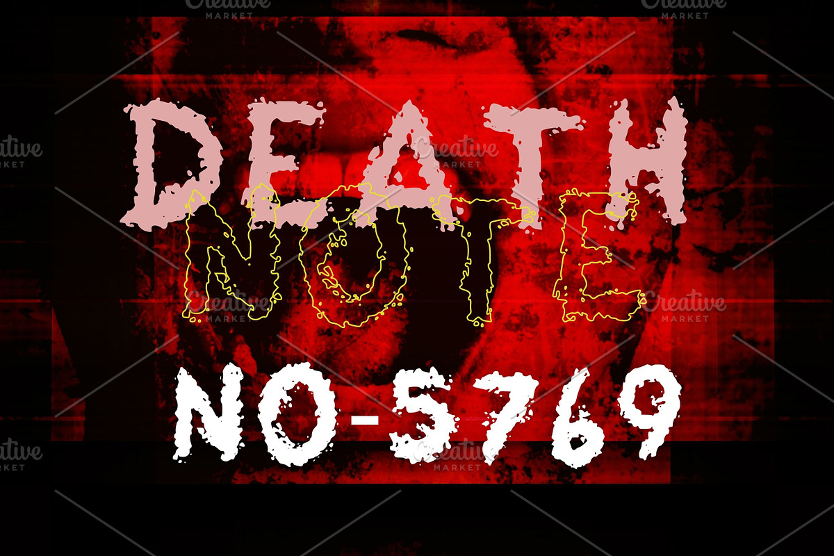 The Screamer Font, SVG font, a Font by Tattoo Worker Studio (Photo 2 of 4)