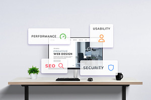 Performance UI Web Mockup