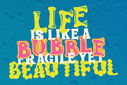 Frosted Flair - Bubble Display Font, a Font by PutraCetol Studio (Thumbnail 2 of 11)