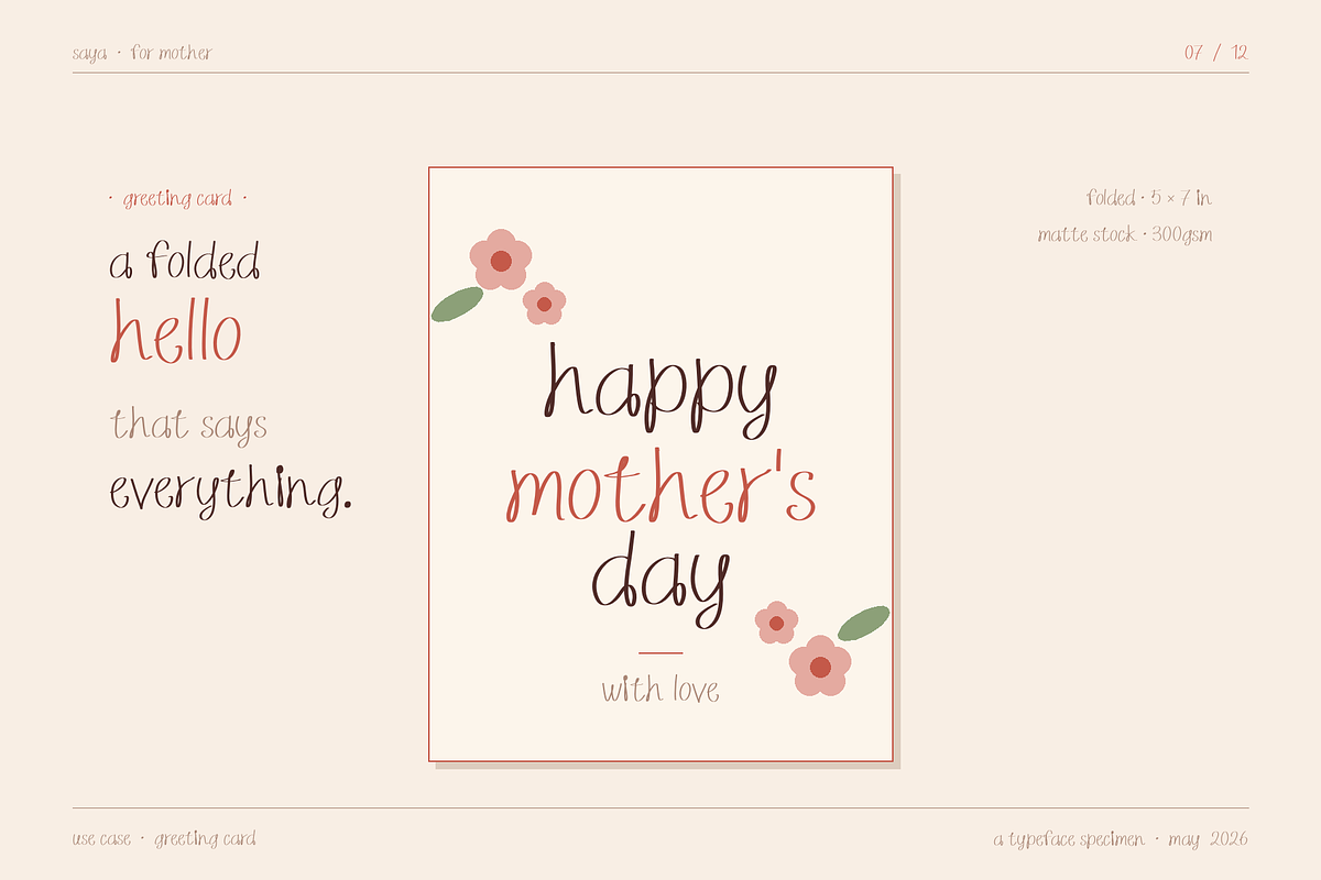 Saya — A Script for Tender Moments, a Handwritten Font by Lettra Studio (Photo 11 of 19)
