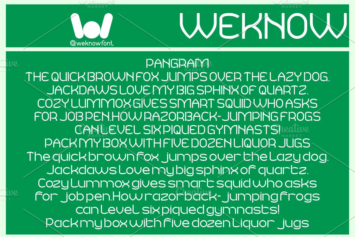 Minimal Clean font, a Sans Serif Font by weknow (Photo 7 of 8)