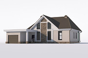 House with attic, an Architecture 3D Model by profdesign (Thumbnail 11 of 18)
