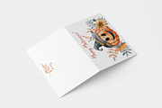 Happy Halloween card with envelope, an Invitation Template by Artmanata (Thumbnail 5 of 5)