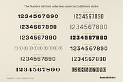 Number Girl – Number Only Fonts, a Font by Komet & Flicker (Thumbnail 8 of 8)