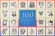 2000 Hand Drawn Elements, an Animal Illustration by Michael Rayback Design (Thumbnail 15 of 29)