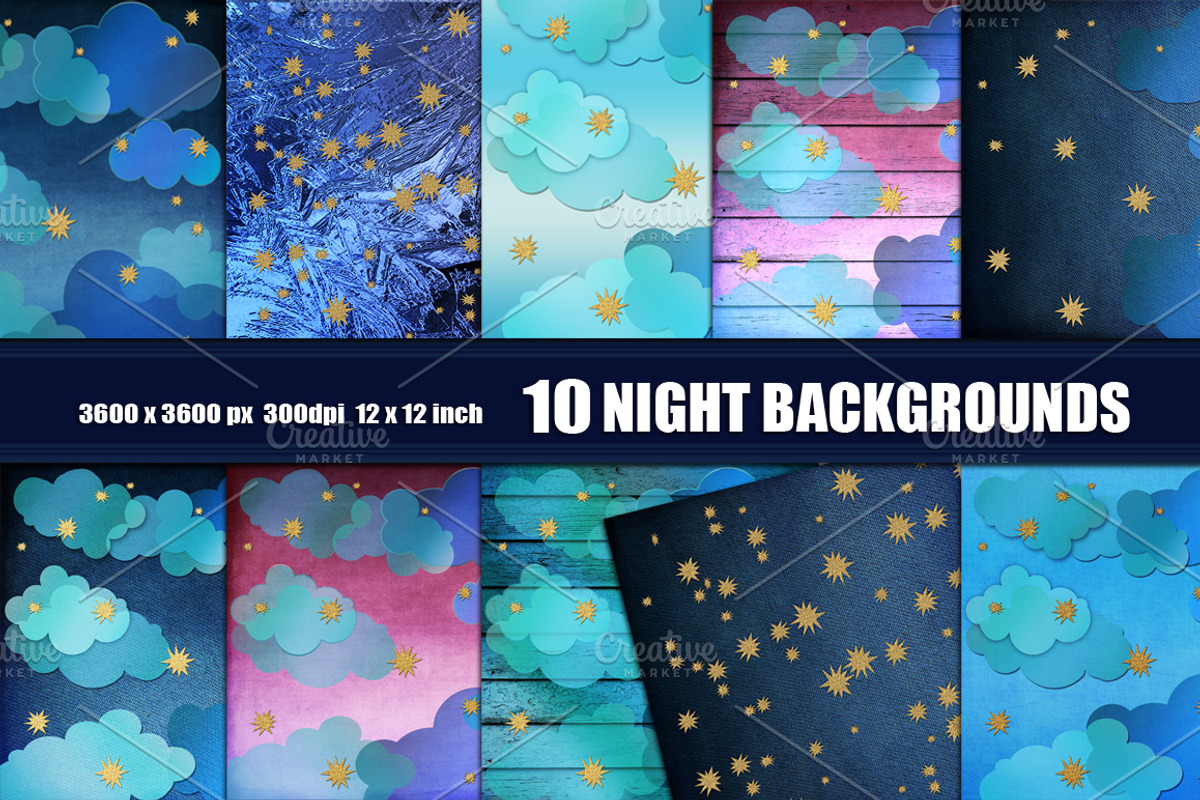 Night backdrop backgrounds