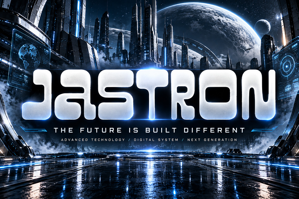 Jastron, a Sans Serif Font by Wow Magic (Photo 3 of 4)