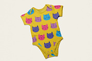 Colorful Cat Faces Seamless Pattern, a Pattern Graphic by Irina Ostapenko (Thumbnail 2 of 5)