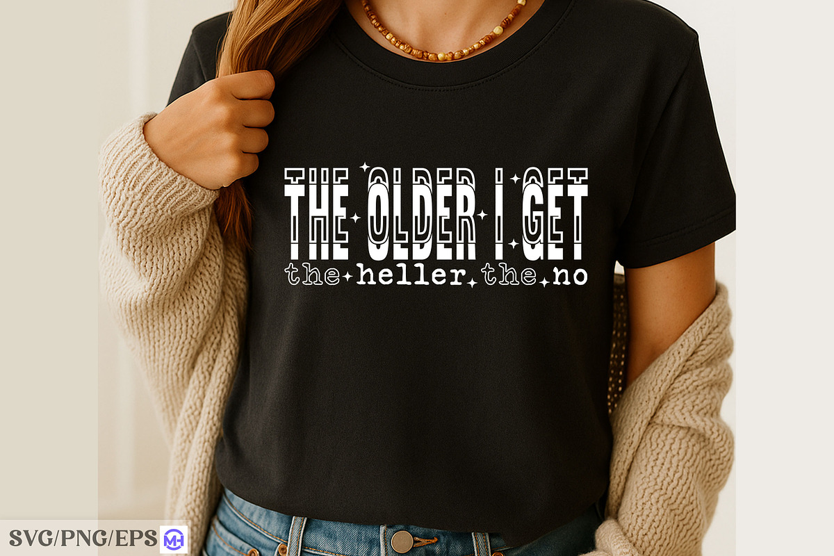The Older I Get the Heller the No, an Object Graphic by mh_arif (Photo 2 of 4)