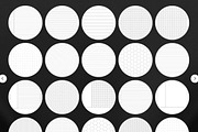 40 Lined and Graph Procreate Brushes, a Brush Add-On by palmettosvg (Thumbnail 2 of 2)