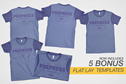 Women's Ghosted T-Shirt Mockup, a Shirt Mockup by PrePress Toolkit (Thumbnail 4 of 7)