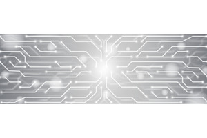 Futuristic high tech circuit pattern, a Technology Illustration by art PVP - market