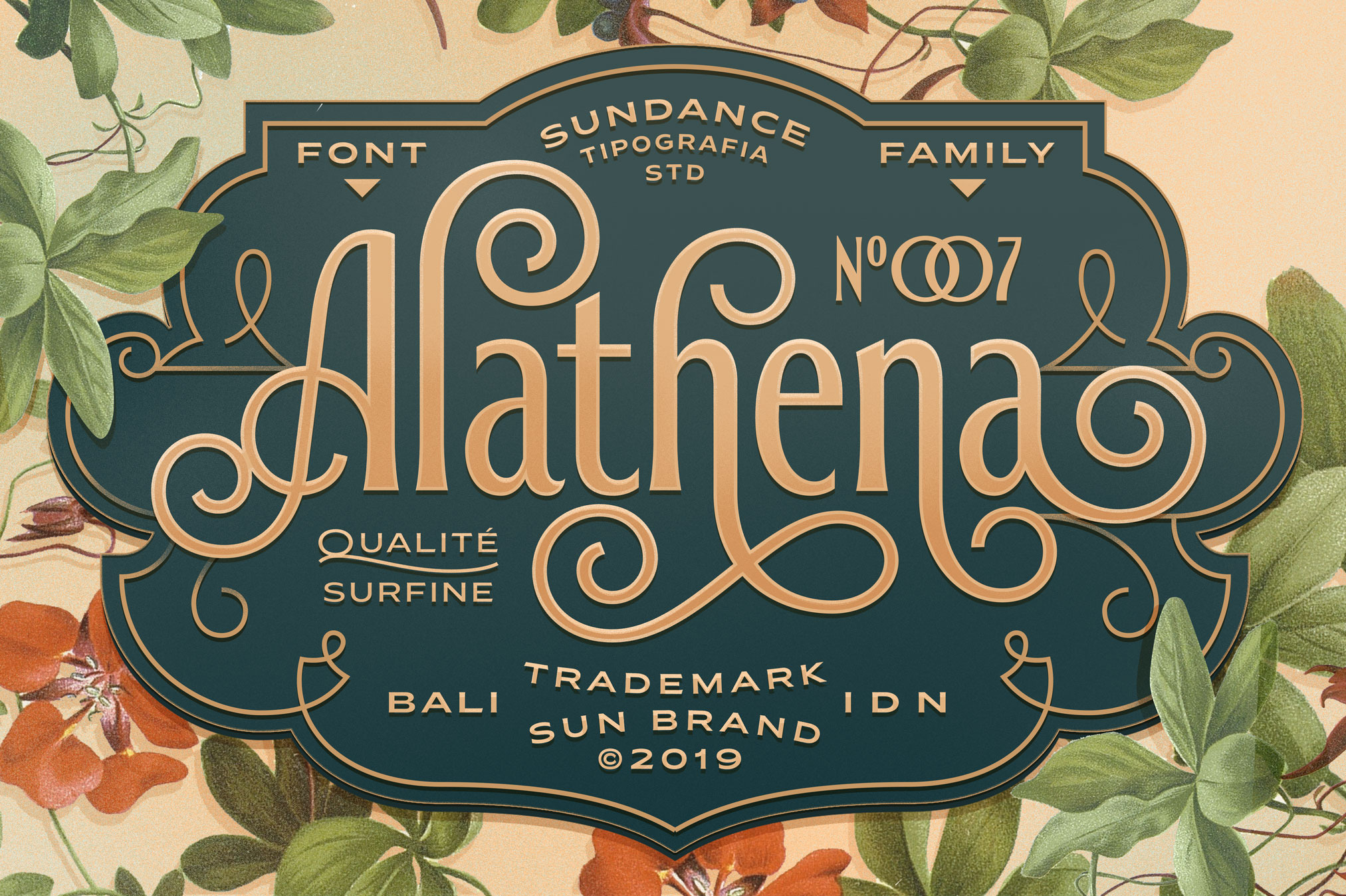 Alathena Font Family by Sundance Tipografia | Creative Market