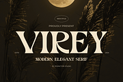 Virey- Modern Elegant Serif, a Serif Font by StoricType (Thumbnail 1 of 11)