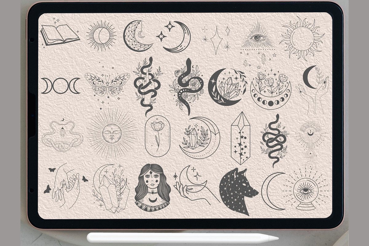 Wiccan Wicca Witchcraft Vol 3, a Brush Add-On by TaKong Magics (Photo 3 of 4)