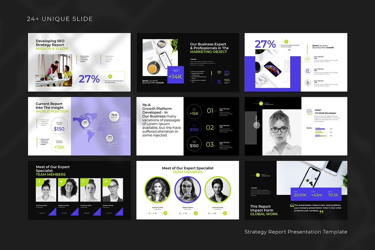 Strategy Report Presentation, a Presentation Template by Creative-Work (Photo 6 of 9)