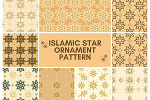 50 PNG Islamic Star Ornament Pattern, a Background Graphic by adenpinkstore