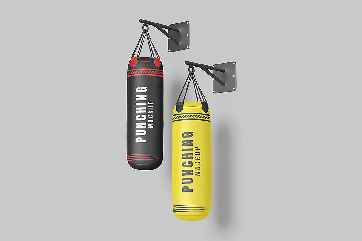Punching Bag Mockup, a Mockup by NyakBiett (Photo 4 of 5)