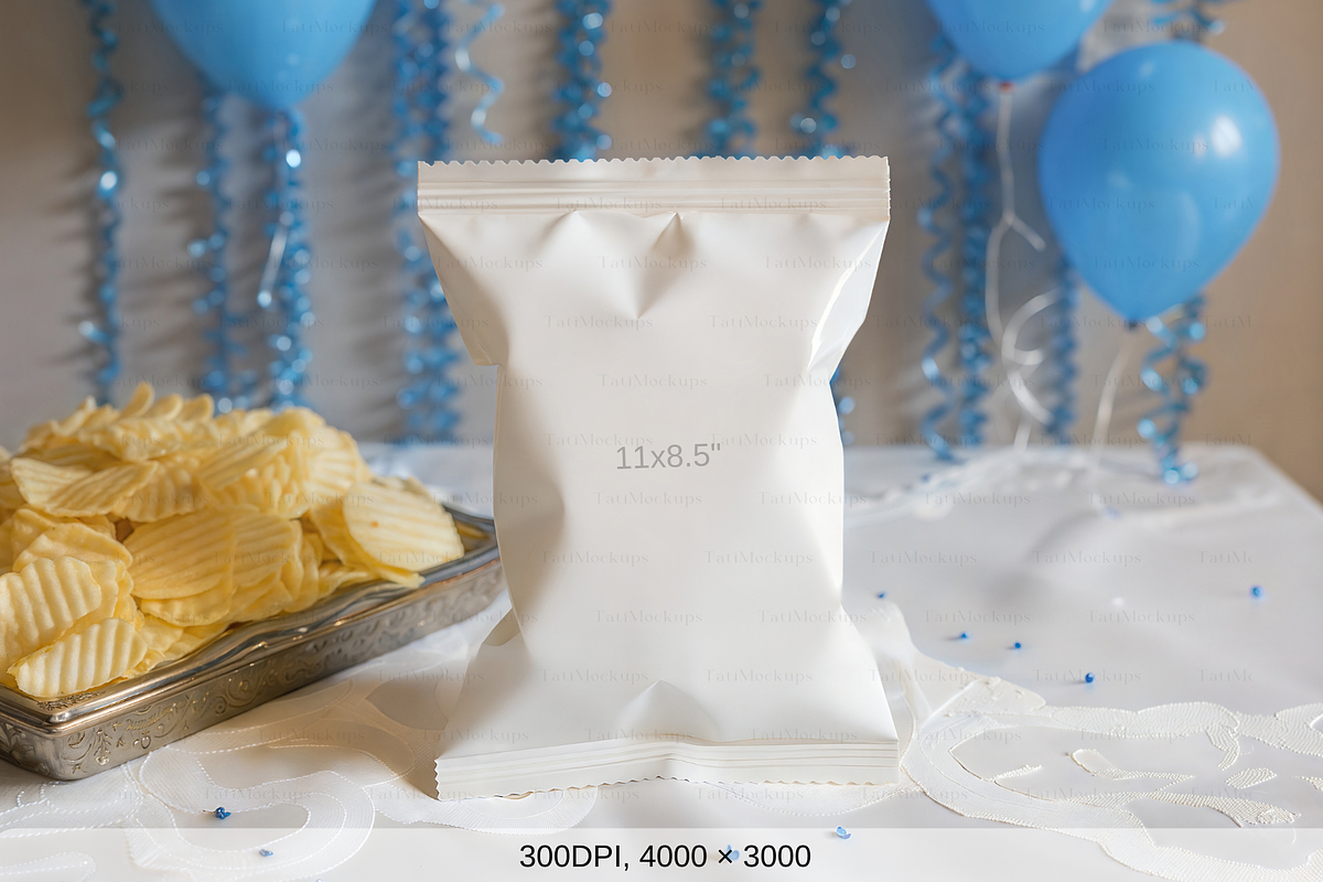 Minimal Chip Wrapper Mock Up, a Product Mockup by TatiMockup