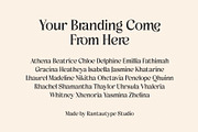 Bemolin Elegant Branding Font, a Serif Font by RantautypeStudio (Thumbnail 5 of 19)