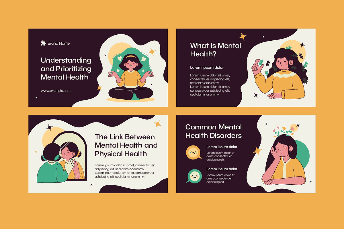 Mental Health Presentation, a Templates & Theme by studiogstock (Photo 4 of 5)