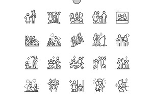 Family Values Line Icons