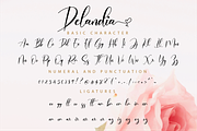 Delandia - A Lovely Script Font, a Script Font by Nissa Studio (Thumbnail 11 of 12)