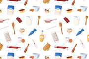 Baking tools seamless patterns set, a Pattern Graphic by Good Studio (Thumbnail 4 of 8)