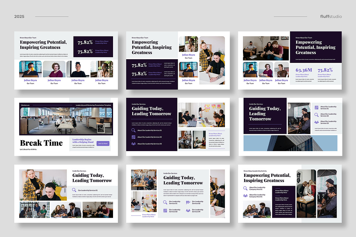 Leadership Training Powerpoint, a Presentation Template by fluffstudio (Photo 3 of 4)