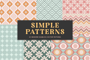 42 Simple Vector Patterns (v2)
