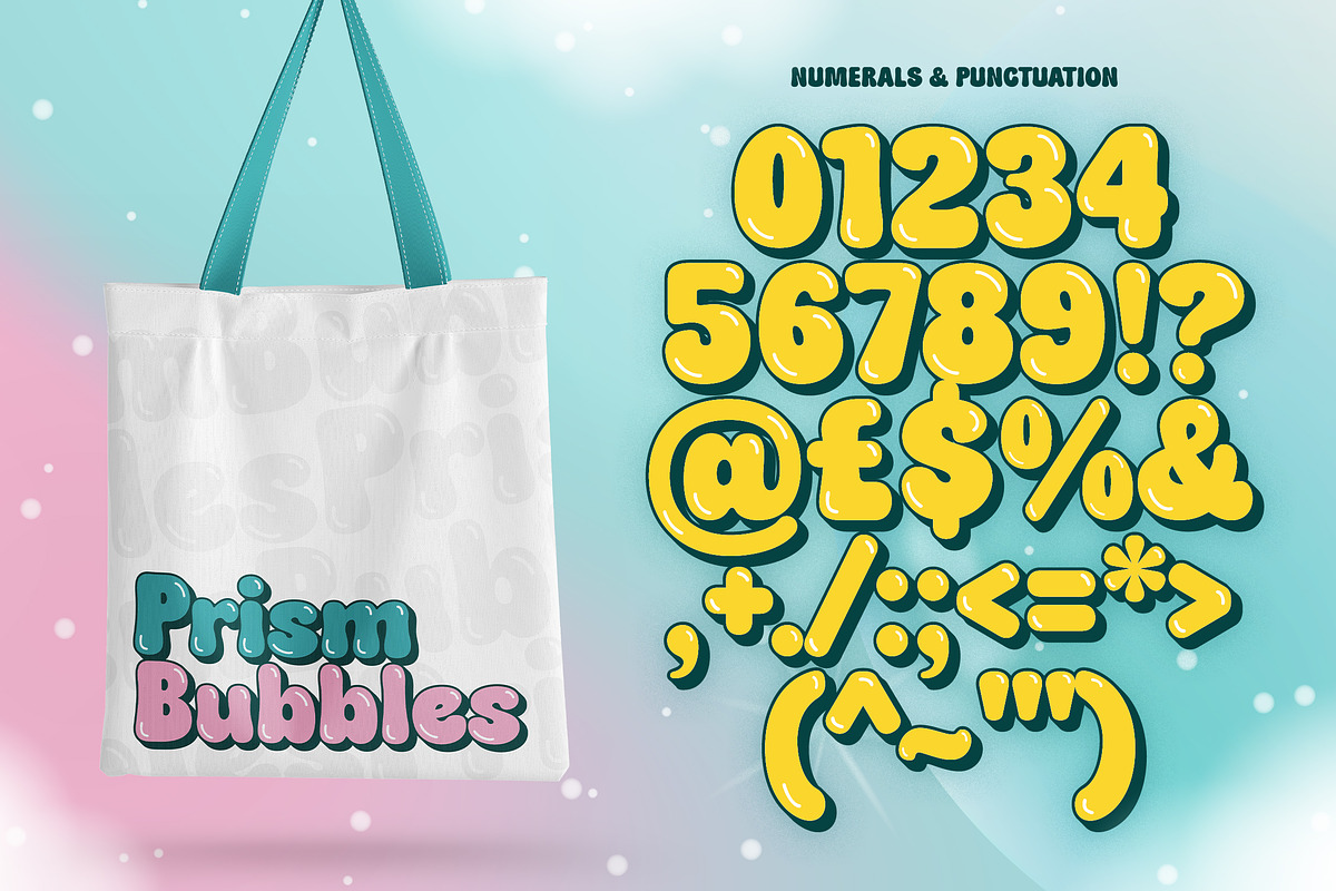 Puddy Gum - Playful Bubbly Typeface, a Sans Serif Font by agnyhasyastudio (Photo 8 of 15)