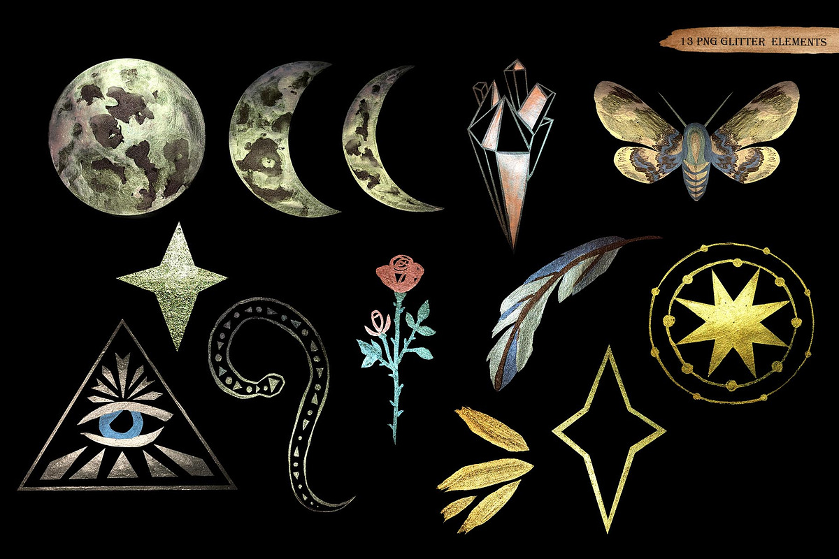 Witch Craft, a Pattern Graphic by emeraldthue (Photo 4 of 5)