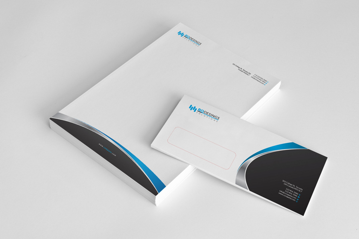 Corporate Stationery 04, a Stationery Template by RQ Designs (Photo 2 of 6)